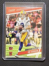 Panini Prestige 2020 Rookies Joe Burrow #258 Cincinnati Bengals Rookie Card. rookie card picture