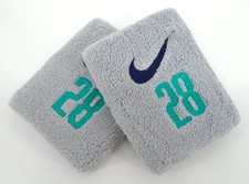Nike Wristbands Baseball MLB #28 Nolan Arenado Wolf Grey/Midnight Navy