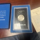 1882-CC $1 MORGAN SILVER ONE DOLLAR BOX & PAPERS INCLUDED