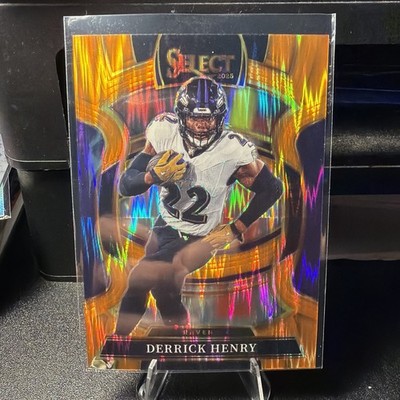 2025 Select Concourse Derrick Henry Ravens #60 Orange Shock Prizm /499