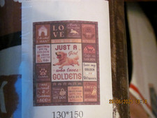 Golden Retriever Gifts Blankets 60"x50" by Bariceneth New