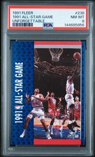 1991 FLEER UNFORGETTABLE #238 1991 ALL-STAR GAME PSA 8