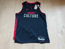 Nike Miami Heat Culture Jersey XL 52 Black City Edition NBA NWT