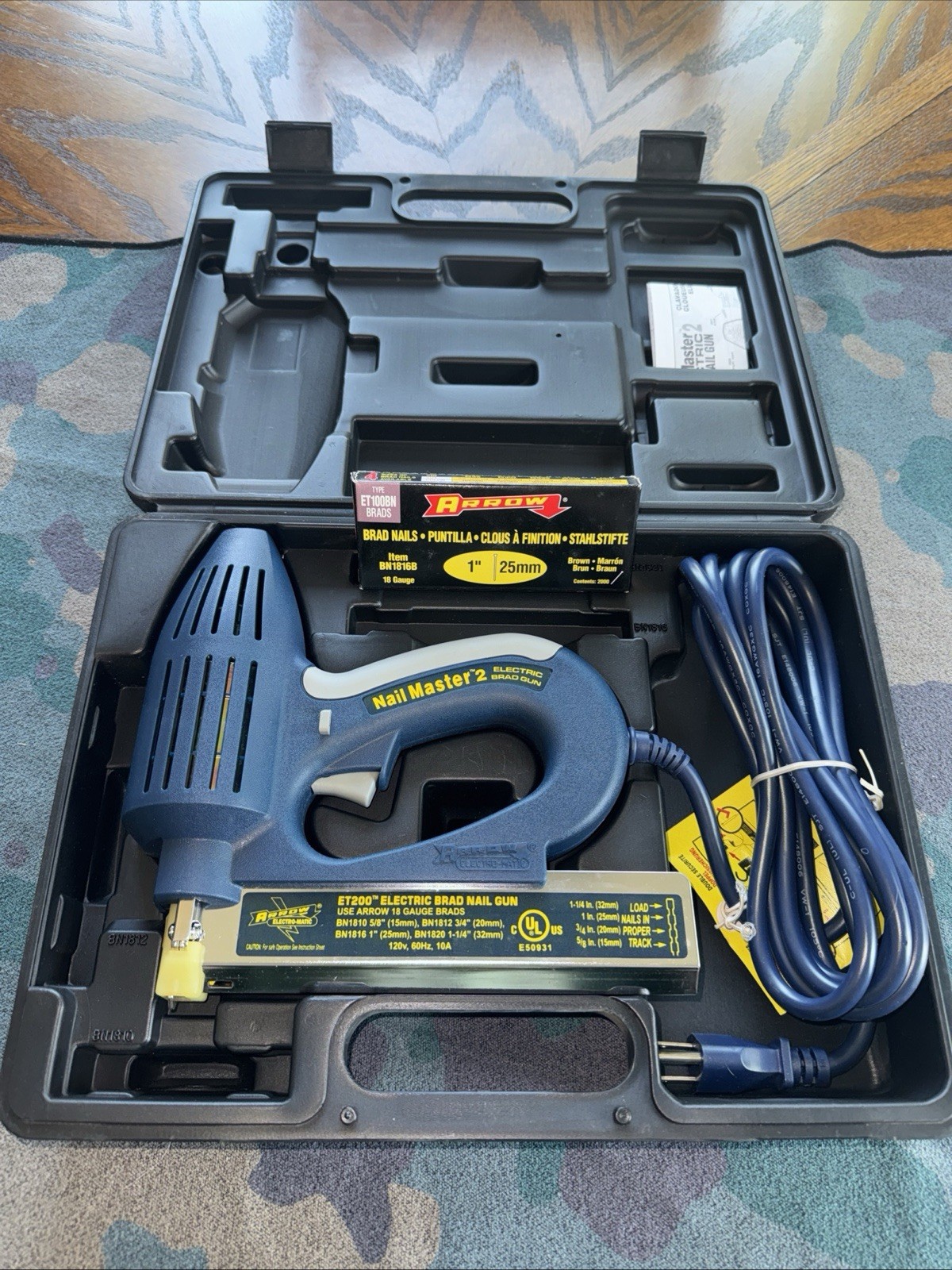 Arrow Electro-Matic ET200 Nail Master 2 Electric Nail Gun 18 Gauge