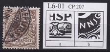 76950) GUTER PLATTENFEHLER Mi.-Nr. 45 L6-01 CP 207