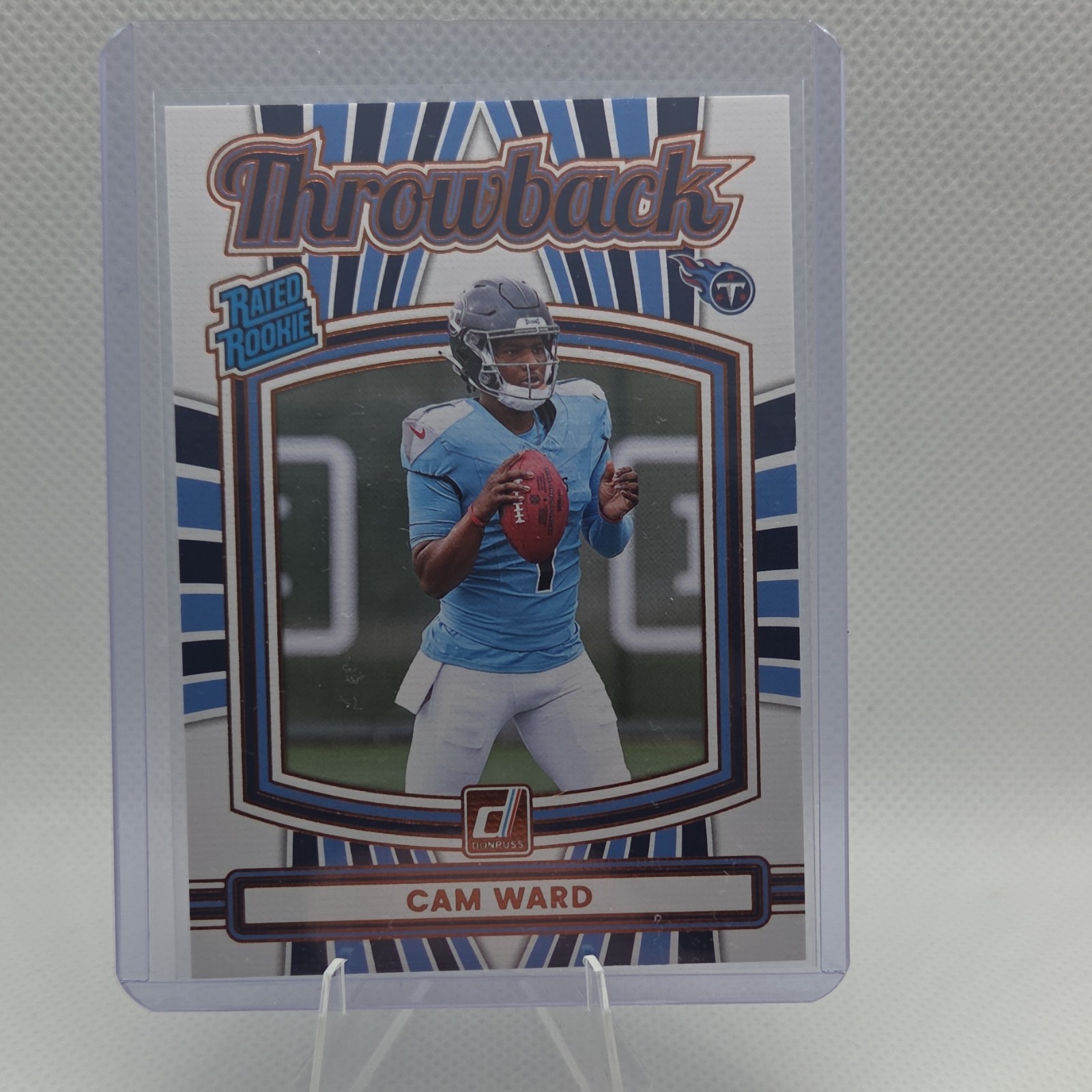 Panini Donruss Cam Ward Tennessee Titans Rated Rookie Throwback 2025 #25