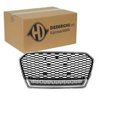 DIEDERICHS TUNING KÜHLERGRILL CHROM SCHWARZ passend für AUDI A6 mit PDC