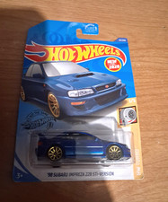 Hot Wheels HW Turbo '98 Subaru Impreza 22B STi-Version 1:64 Blue Unopened Box