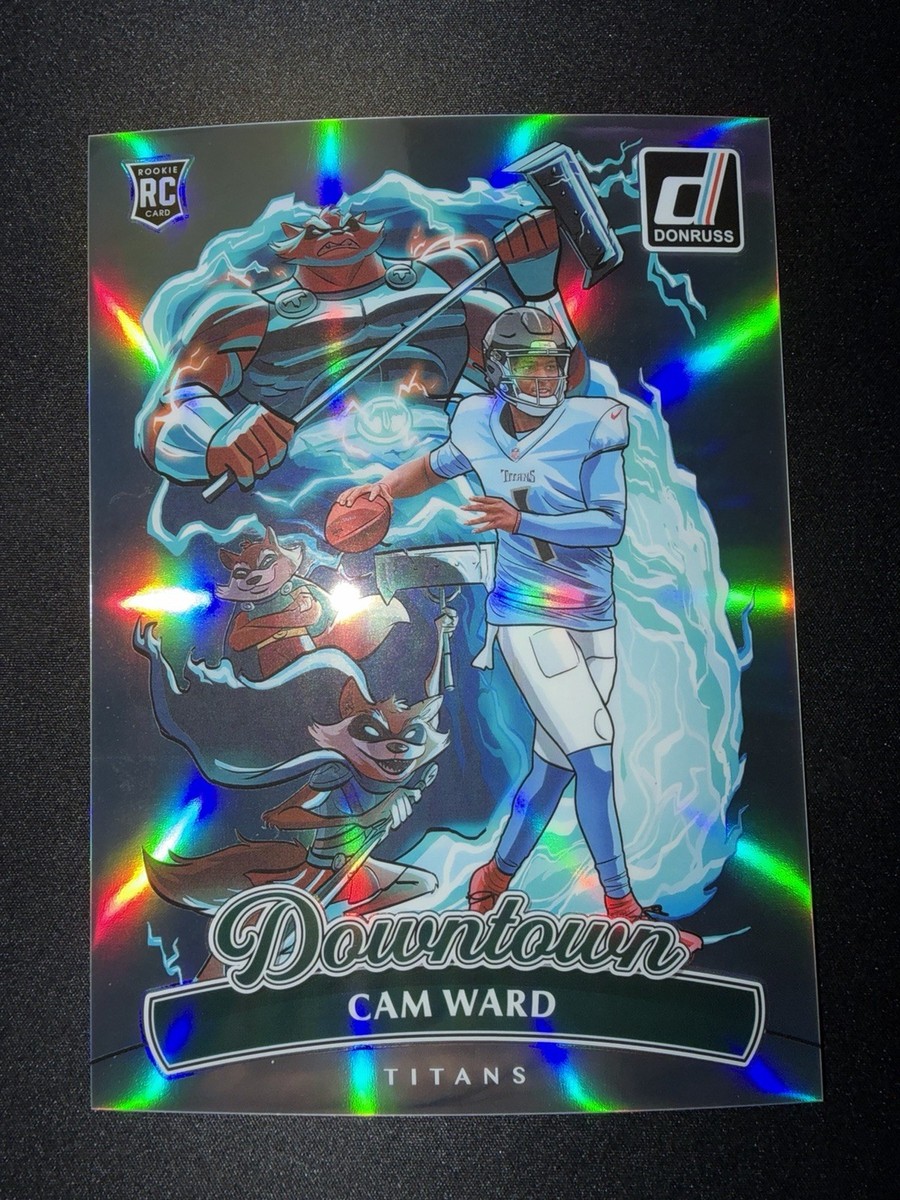 2025 Panini Donruss Football Cam Ward Jumbo Downtown RC Rookie