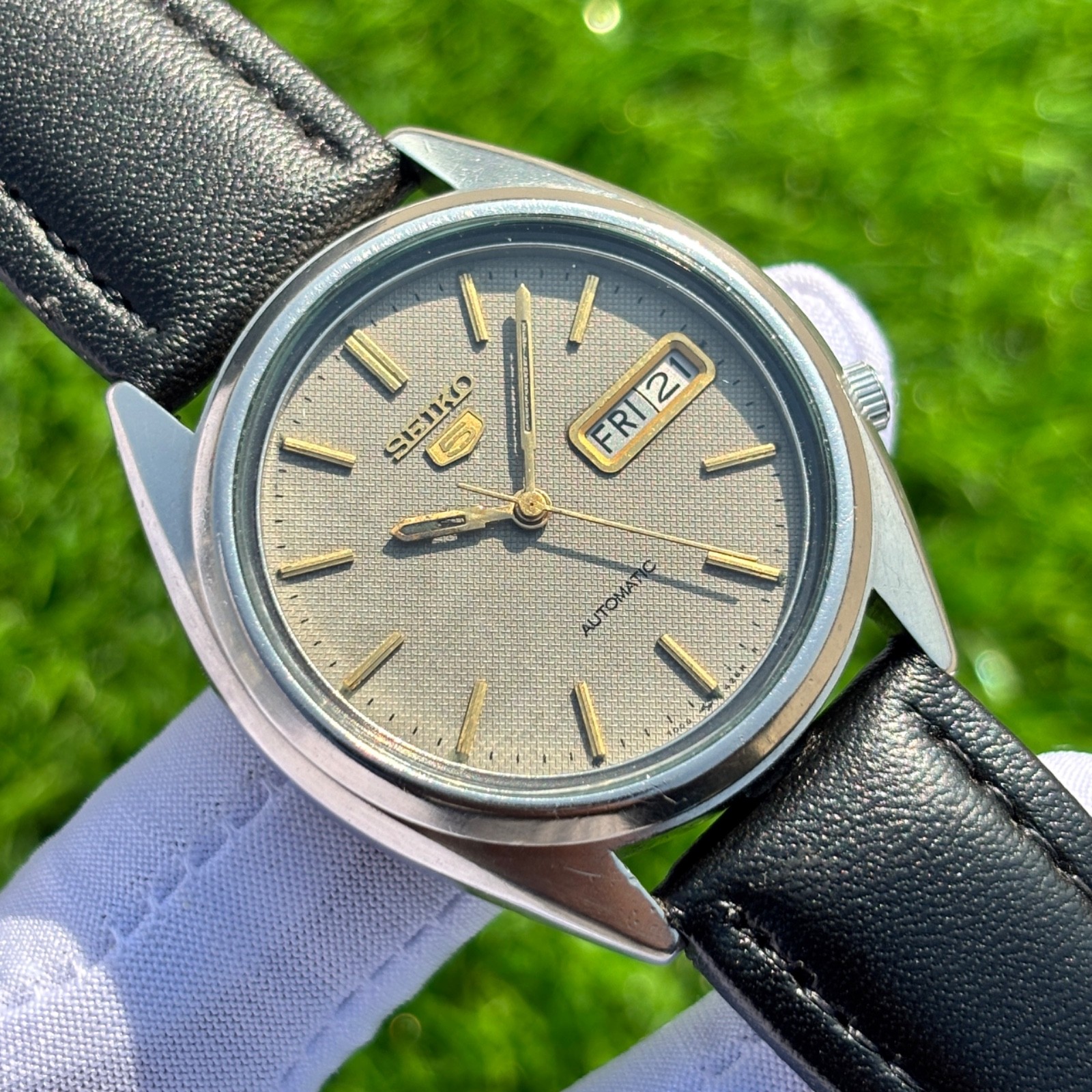 Skin 5 Watch Japan Seiko Men’s Made Dial 7009-8920 Automatic Vintage Texture - vintagewatches.pk