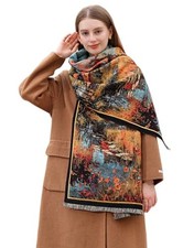 Winter Pashmina Shawls and Wraps Blanket Fashion Decoration Scarf House Pink 3