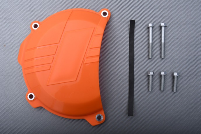 Protection carter embrayage Husqvarna FE 350 S en carbone de haute précision pour années 2015-16