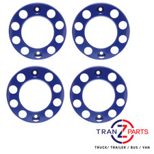 22.5" TRUCK STEEL BLUE COATED HOLLOW TYPE WHEEL TRIM COVER 4PK