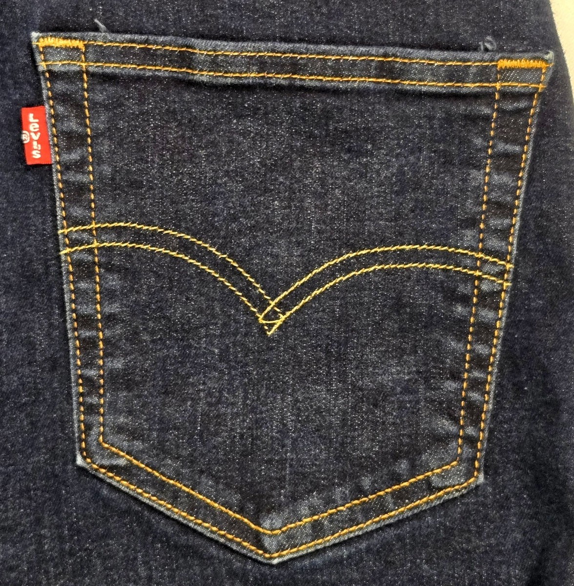 Levi's 506 Comfort Straight Jeans Denim Blue Dark Wash Men's Size