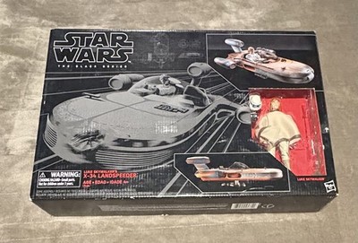 Star Wars Black Series Luke Skywalker s X-34 Landspeeder 6  Figure A New Hope