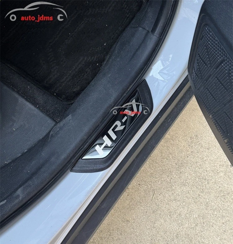 For Honda HR-V Car Accessories Door Sill Strip Protector Scuff Plate Cover 2024 Foto 3 de 4