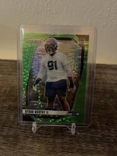 2024 Panini Prizm Football Byron Murphy II Green Pulsar Rookie #317 TP