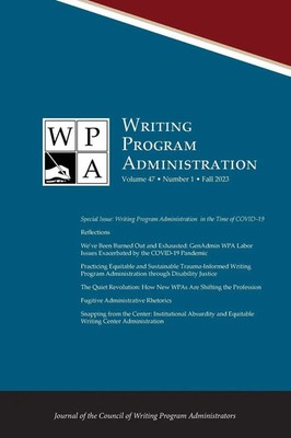 Wendy Sharer (u. a.) | WPA | Taschenbuch | Englisch (2023) | Parlor Press