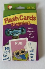 Apple Seed Flash Cards Rhyming 4.75x3.25 Inches NEW