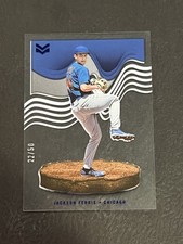 2023 Panini Chronicles Magnitude Blue #/50 Jackson Ferris #24 Cubs
