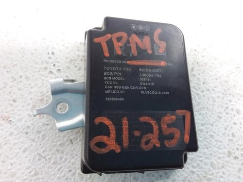 TPMS MODULE TOY HIGHLANDER 2021 Chassis ECM 898553 ID # 897B00E71 | eBay