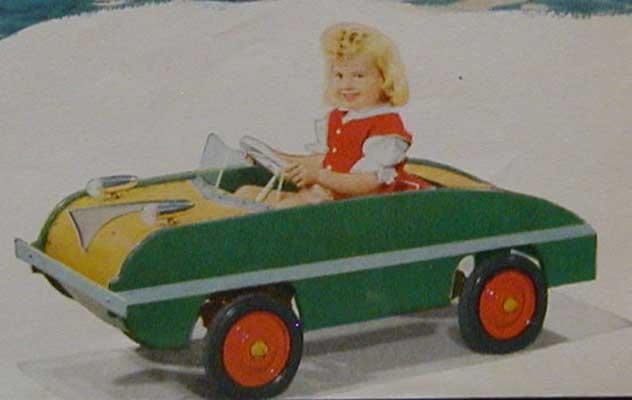 Pedal Sidewalk Sports Car Tricycle Plywood How-To build PLANS