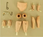 Vintage 1967 Hasbro GI Joe Figure Shoulders Elbows Hip Thighs Calves Parts C7