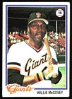 1978 Topps #34 Willie McCovey