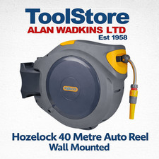 Hozelock 40mtr Auto Reel Wall Mounted 40 Metre Garden Hose – Retractable 2595