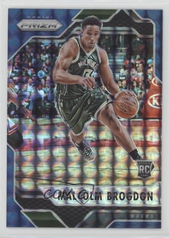 2016-17 Panini Prizm Mosaic Blue Malcolm Brogdon #65 4g0