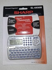 Sharp EL-6930B Personal Organizer PDA New Other Open Blister Package