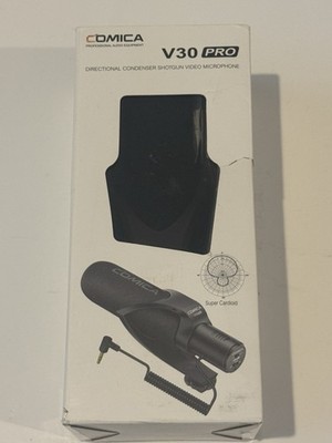 COMICA CVM-V30 Pro Shotgun Camera Microphone Supercardioid 3.5mm   Open Box