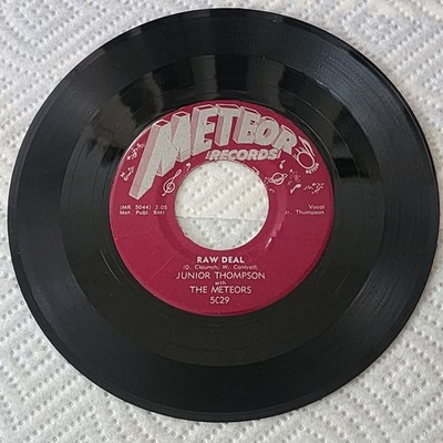 JUNIOR THOMPSON-WITH THE METEORS-METEOR 5029-RAW DEAL-ULTRA RARE NEAR MINT-1956-