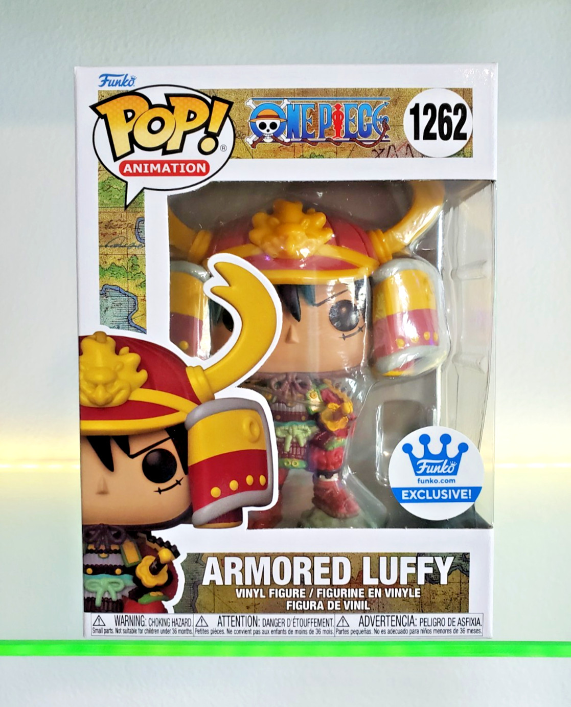 Funko Pop!: One Piece - Armored Luffy (Funko Exclusive) #1262 ✨️ + PROTECTOR!
