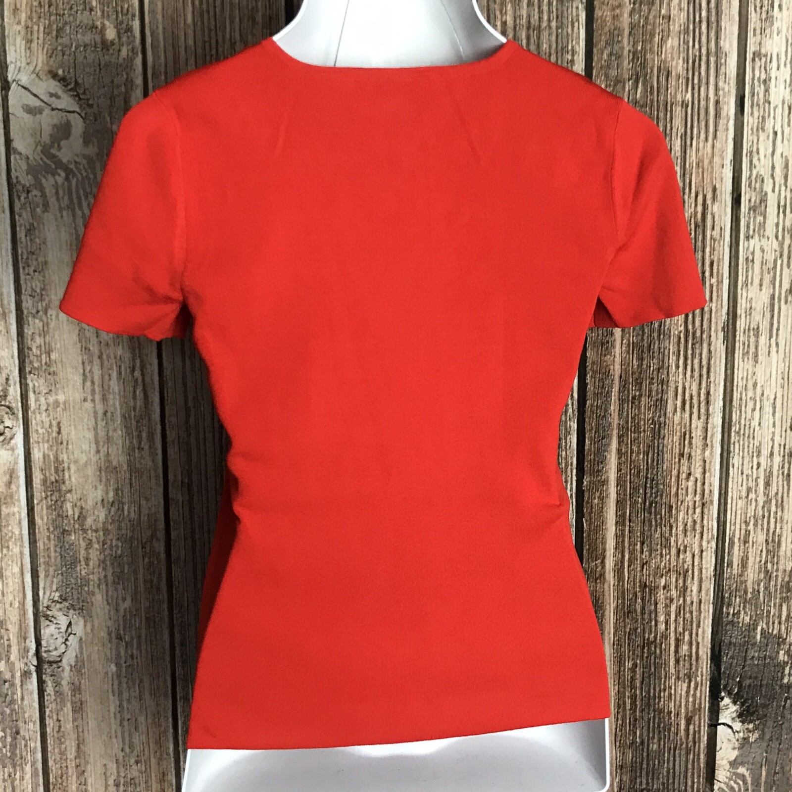 FILA Camicia da donna carina Coconut Row Palm Beach ~ taglia M ~ corallo ~ manica corta