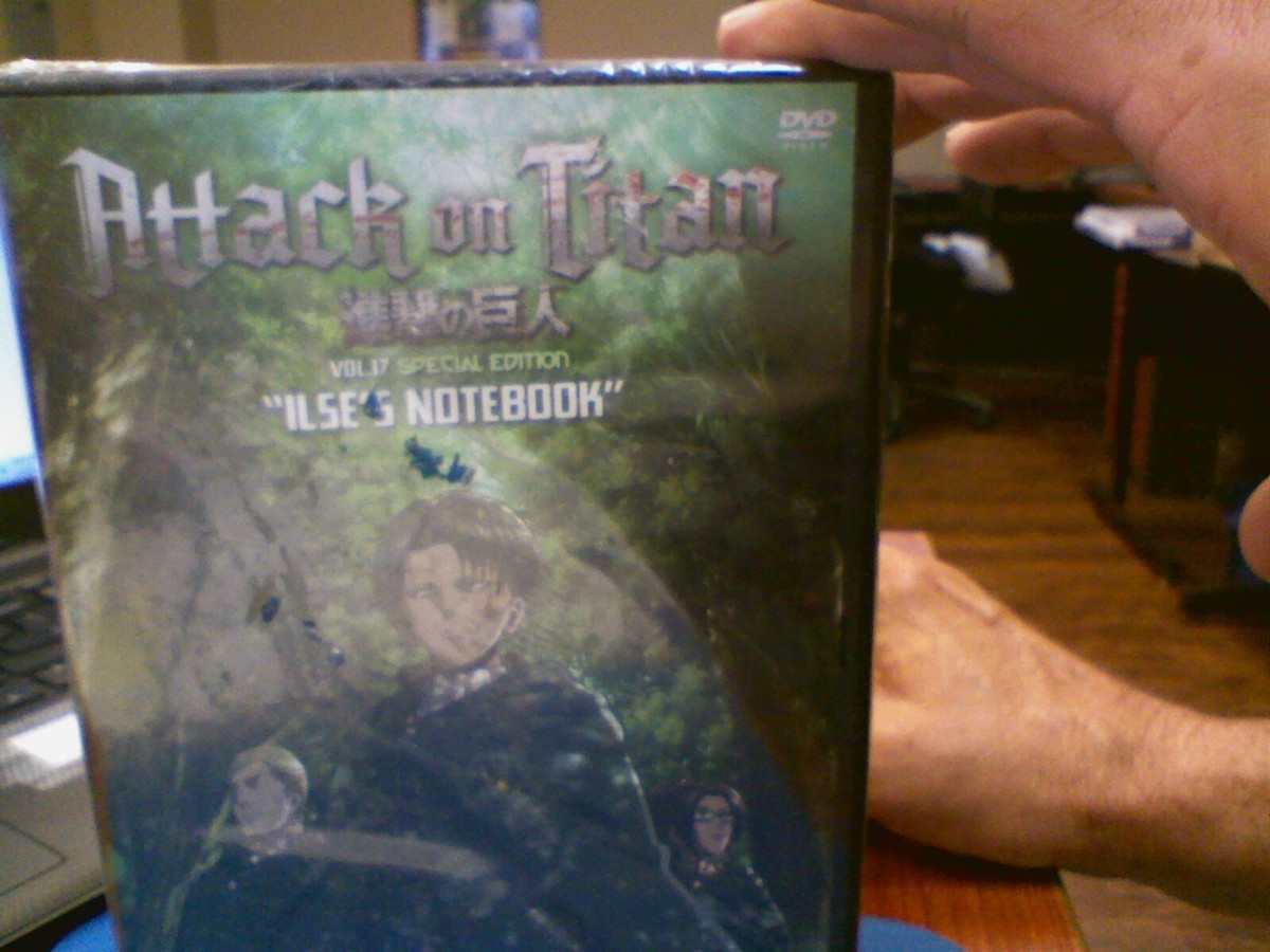 Attack on Titan DVD Anime Series Show Volume 17 Ilse's Notebook Special  Edition - Main Image