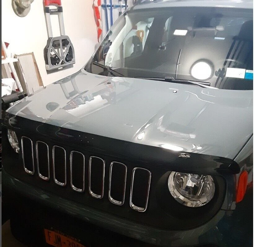 Protector de capó AVS BugFlector II deflector protector contra insectos para Jeep Renegade 2017-23 Foto 2 de 2