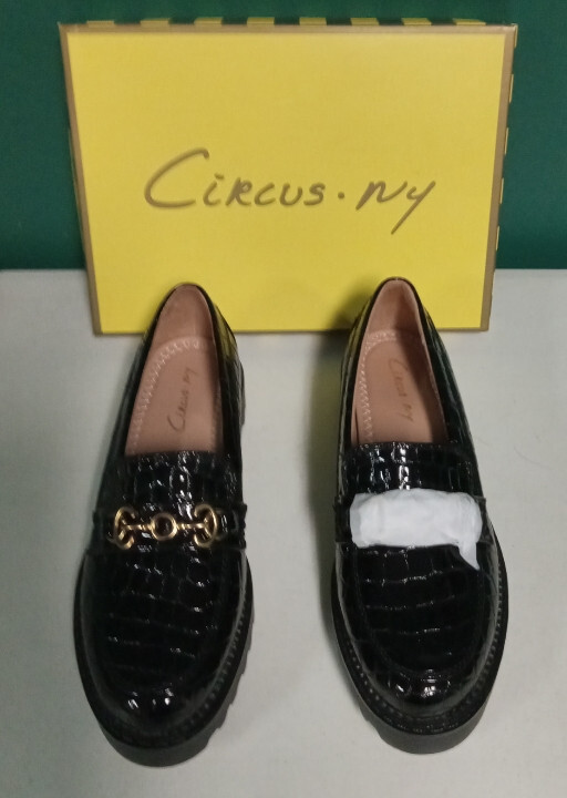 Circus NY Black Croco Patent Slip on Loafers by Sam Edelman eBay