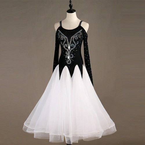 Vestido de Noche Baile Flamenco Moderno Waltz Ballroom  - Imagen 3 de 12