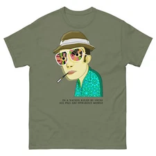 Hunter S. Thompson T shirt Psychedelic Design