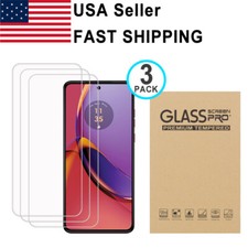 3PACK Tempered Glass Screen Protector For Motorola Moto G14 G34 G52 G54 G84 G100
