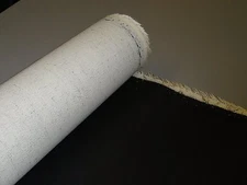 Manufacturer's Outlet Primed Cotton Canvas Roll Black 3 yds x 63"