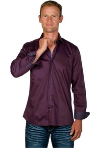 dark purple dress shirt