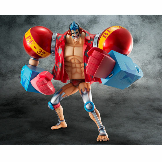 RARE One Piece Portrait.Of.Pirates SA-MAXIMUM Armored Franky 1/8