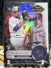 2022 Topps Gold Label McKenzie Gore Rookie #19 Washington Nationals Rc