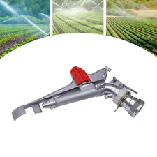 2" 360?? Adjustable Impact Sprinkler Large Area Water Irrigation Spray Gun Head