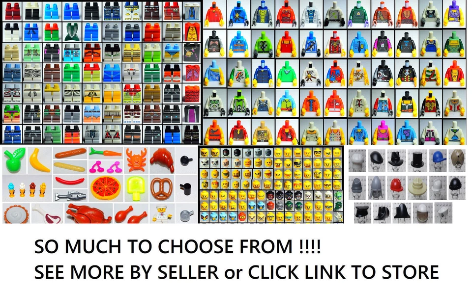 ☀️NEW LEGO Minifigure Hands PICK YOUR COLORS Body Parts Lot Replacement Arms - Image 2 of 4