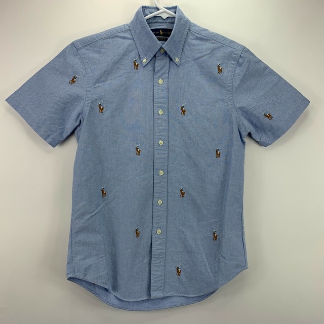 all over pony polo shirt