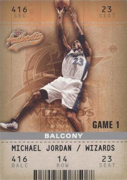 #NBAカード #MichaelJordan #FLEER 2002-03 Fleer Authentix - Michael Jordan #72 for sale | eBay
