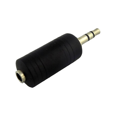 1x 3.5mm 1/8'' Stereo Male Plug to 3.5mm Female Headphone Audio Adapter Connector